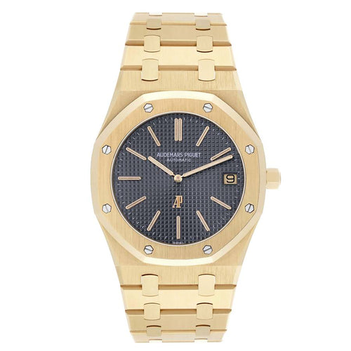 Audemars Piguet Royal Oak 15550BA.GG.1356BA.01 Frosted Yellow Gold Smoked Yellow Dial