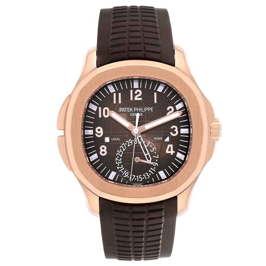 Patek Philippe Aquanaut 5968R-001 Chronograph Rose Gold Brown Dial