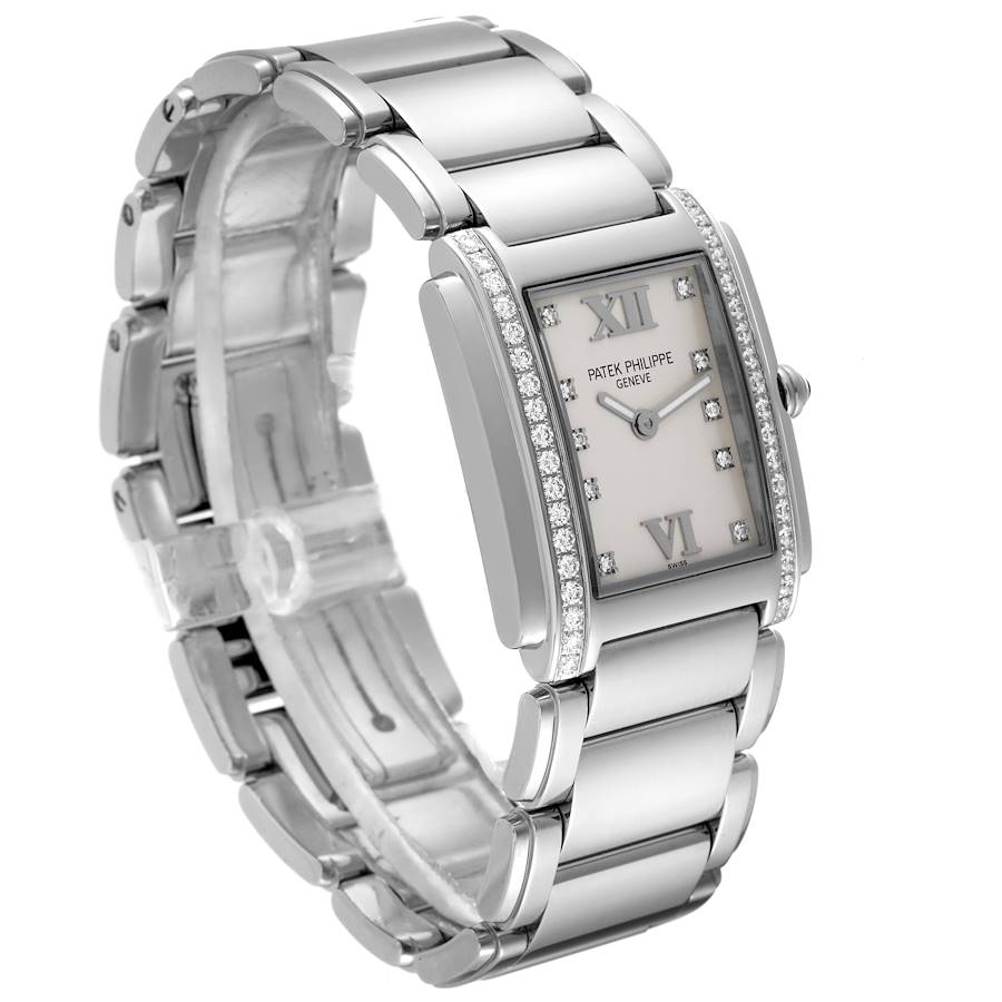 Patek Philippe Twenty-4 4910/1200A-010 'Ladies' Stainless Steel Gray Dial Diamond Bezel Quartz (2024)