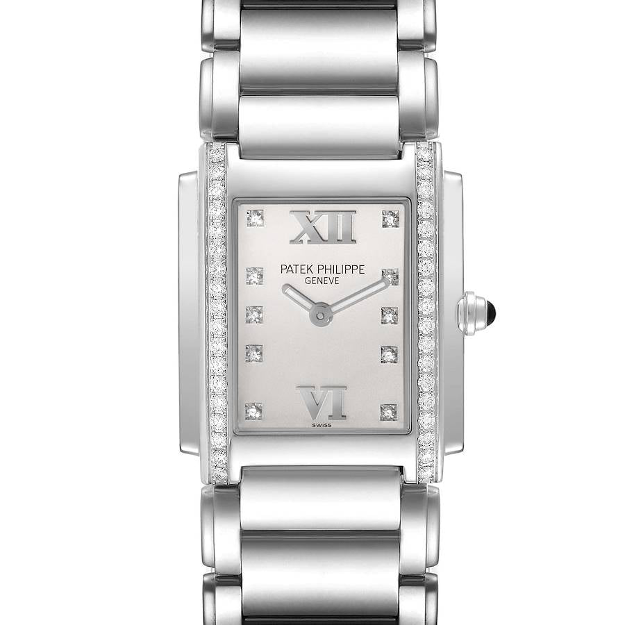 Patek Philippe Twenty-4 4910/1200A-010 'Ladies' Stainless Steel Gray Dial Diamond Bezel Quartz (2024)