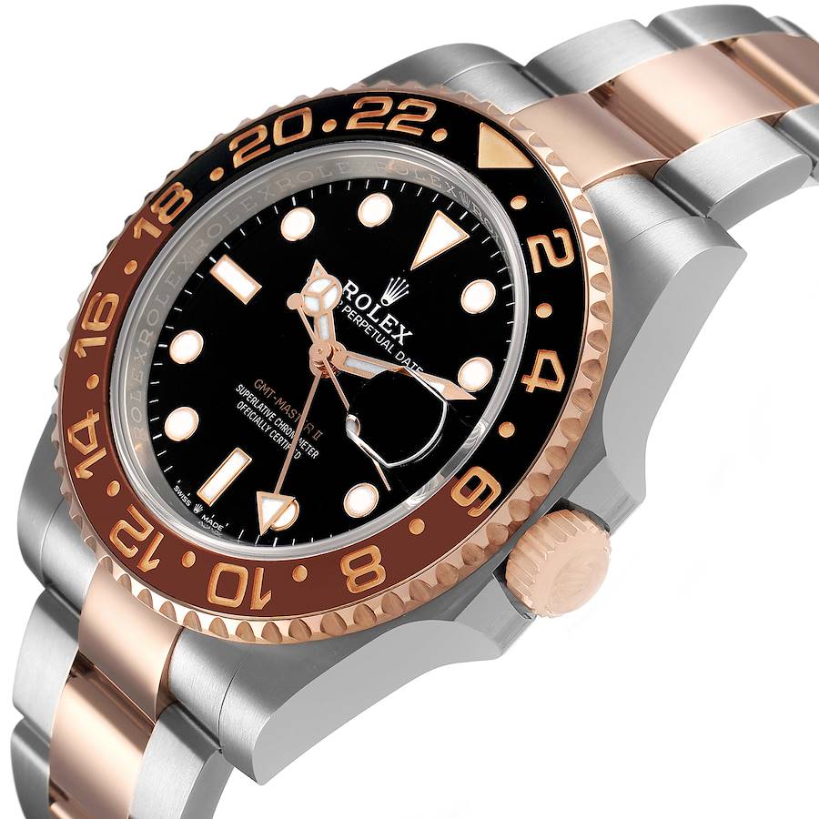 Rolex GMT-Master II 126711CHNR 'Root Beer' Stainless Steel Rose Gold Black Dial (2021)