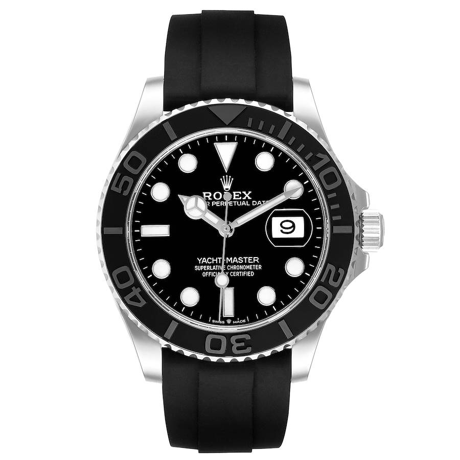 Rolex Yacht-Master 42 226659 White Gold Black Dial